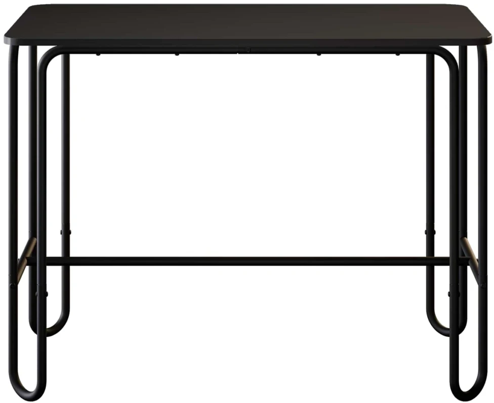 Valgomojo stalas 100 x 50 x 75 cm Apdirbta mediena Juoda