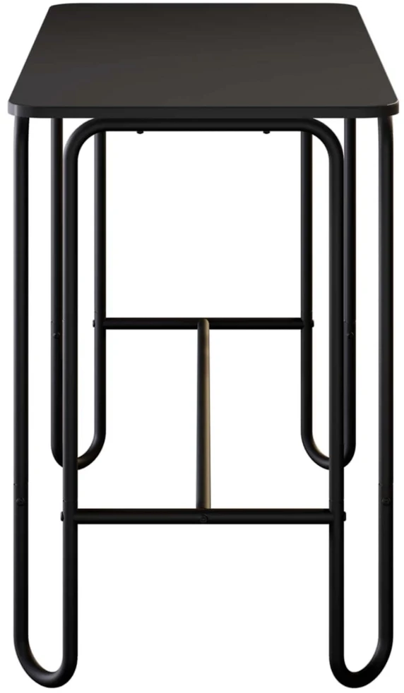 Valgomojo stalas 100 x 50 x 75 cm Apdirbta mediena Juoda