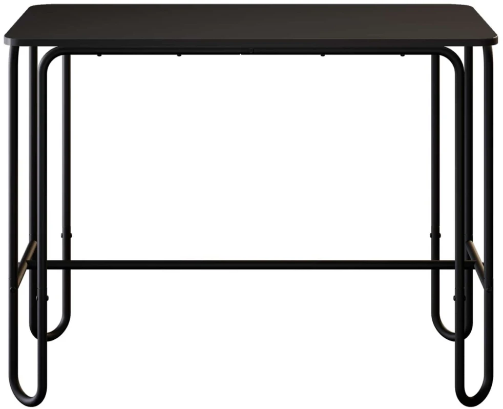 Valgomojo stalas 100 x 50 x 75 cm Apdirbta mediena Juoda