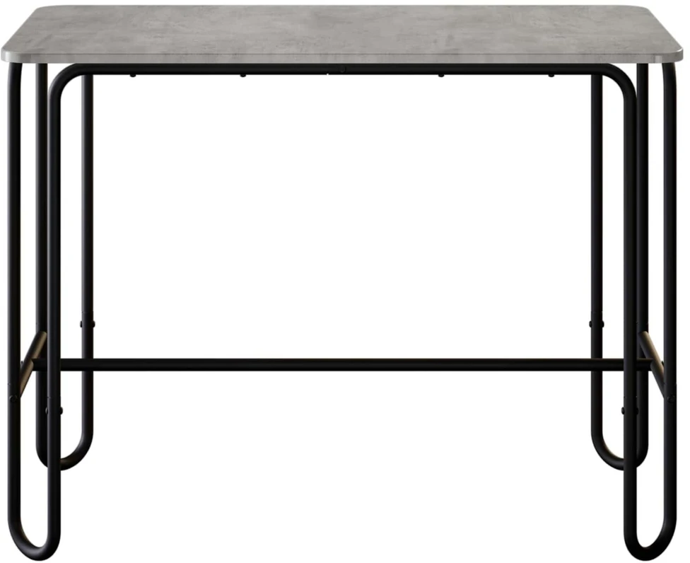 Valgomojo stalas 100 x 50 x 75 cm Apdirbta mediena Betono pilka