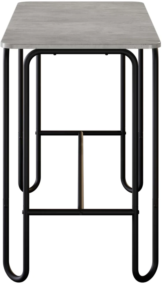 Valgomojo stalas 100 x 50 x 75 cm Apdirbta mediena Betono pilka