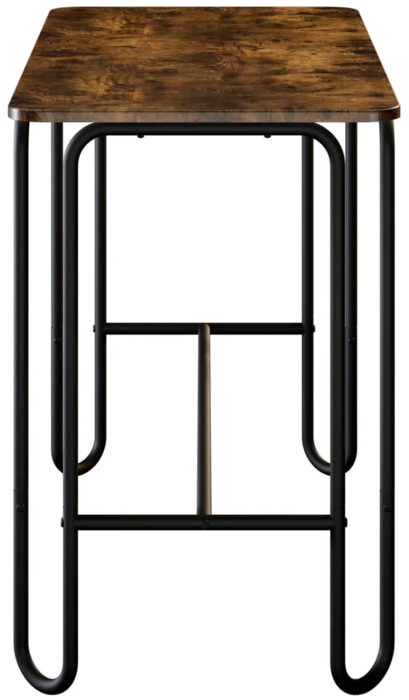 Valgomojo stalas 100 x 50 x 75 cm Apdirbta mediena Stačiakampio