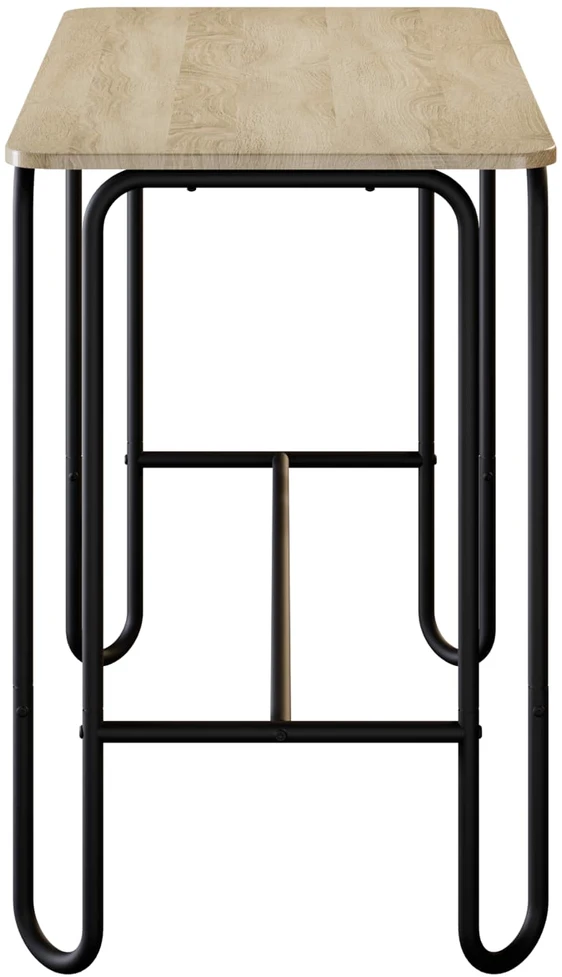 Valgomojo stalas 100 x 50 x 75 cm Apdirbta mediena Stačiakampio