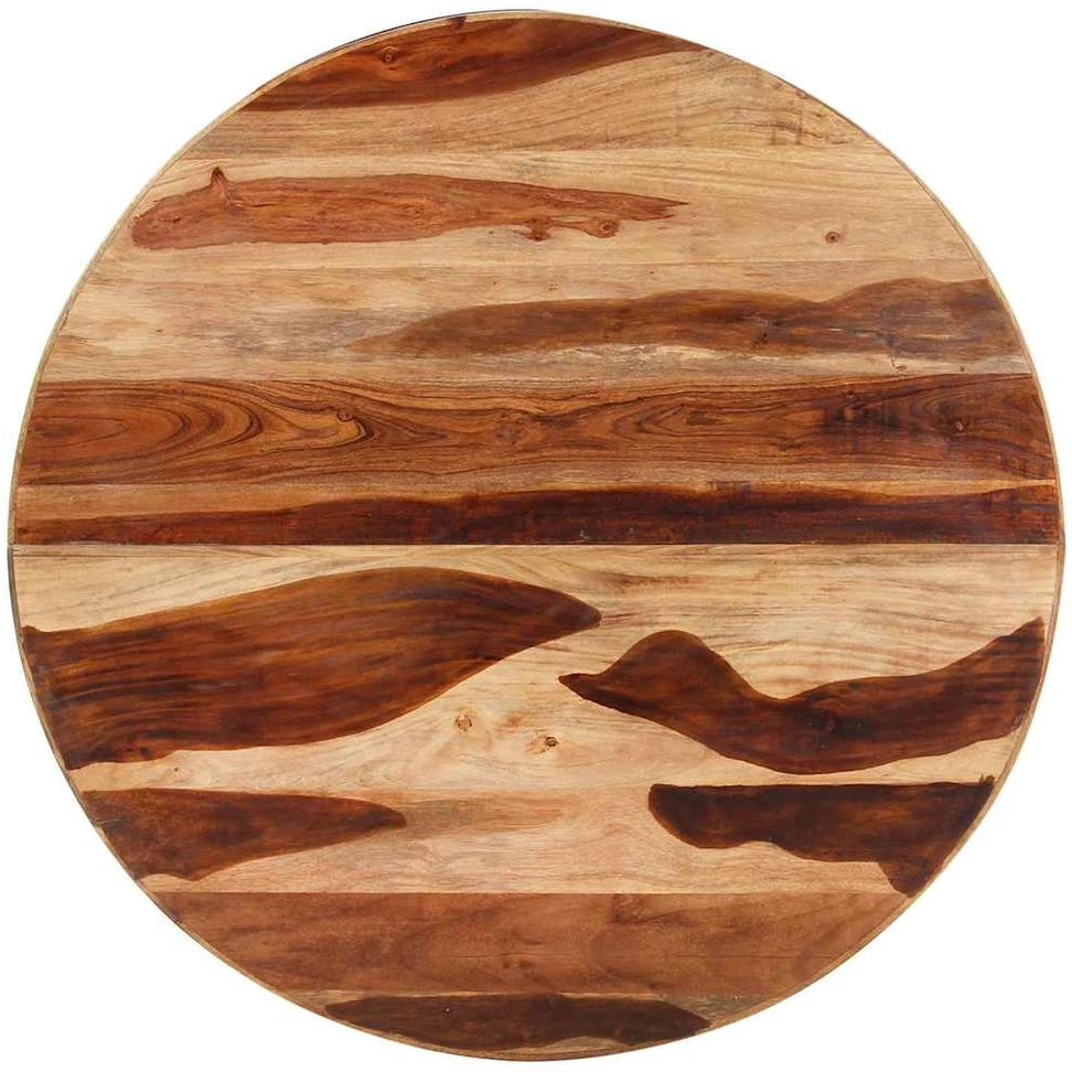 Valgomojo stalas, 100x100x75cm, akacija su medaus apdaila