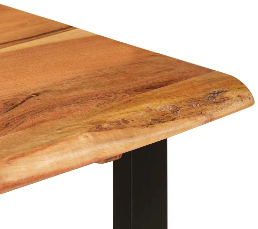 Valgomojo stalas, 110x50x76cm, akacijos medienos masyvas