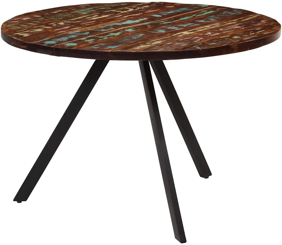 Valgomojo stalas, 110x75cm, perdirbtos medienos masyvas
