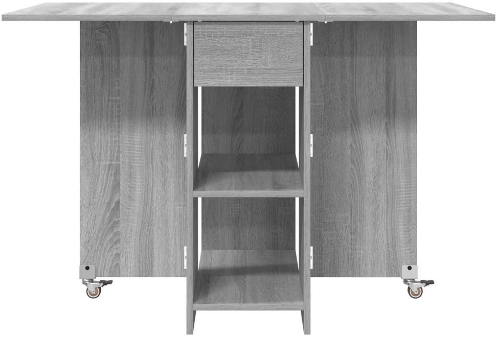 Valgomojo stalas 115 x 70 x 75 cm Apdirbta mediena Pilka Sonoma
