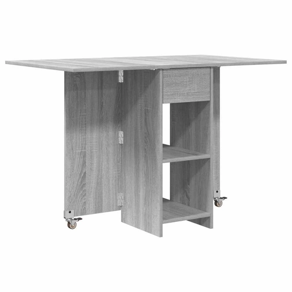 Valgomojo stalas 115 x 70 x 75 cm Apdirbta mediena Pilka Sonoma