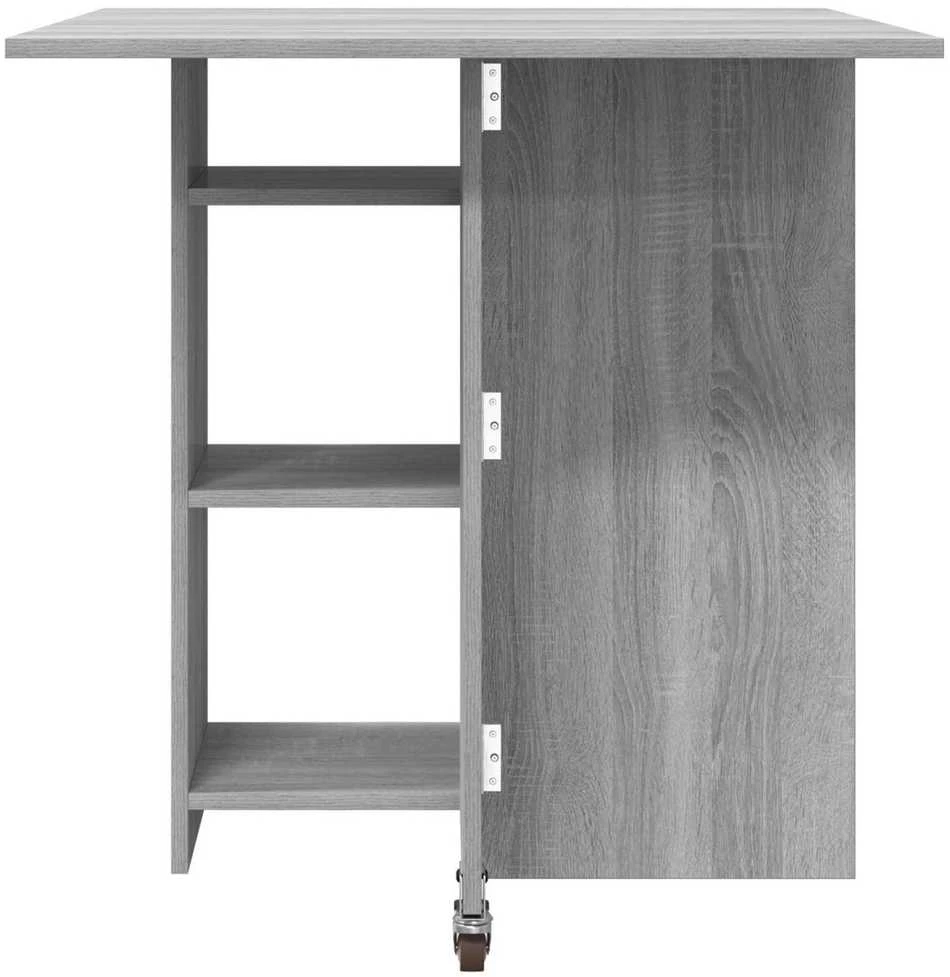 Valgomojo stalas 115 x 70 x 75 cm Apdirbta mediena Pilka Sonoma