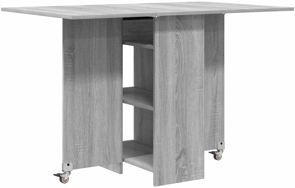 Valgomojo stalas 115 x 70 x 75 cm Apdirbta mediena Pilka Sonoma