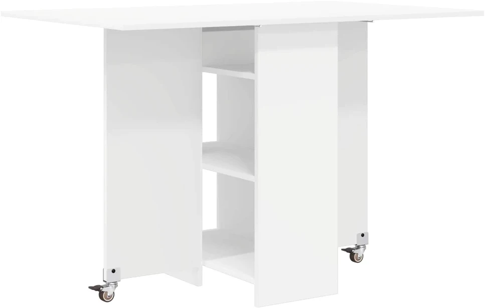 Valgomojo stalas 115 x 70 x 75 cm Apdirbta mediena Balta