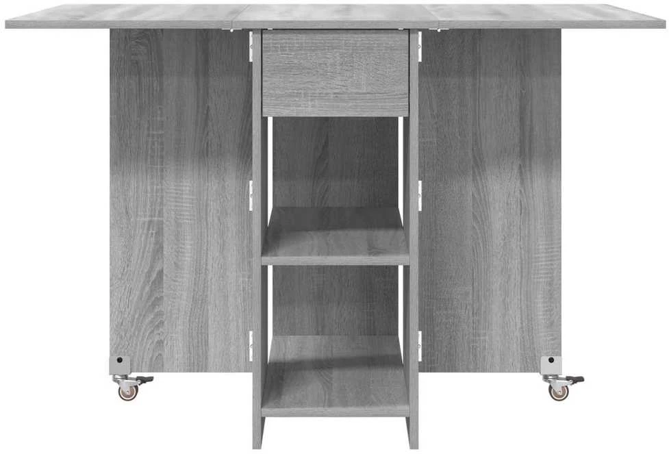 Valgomojo stalas 115 x 70 x 75 cm Apdirbta mediena Pilka Sonoma