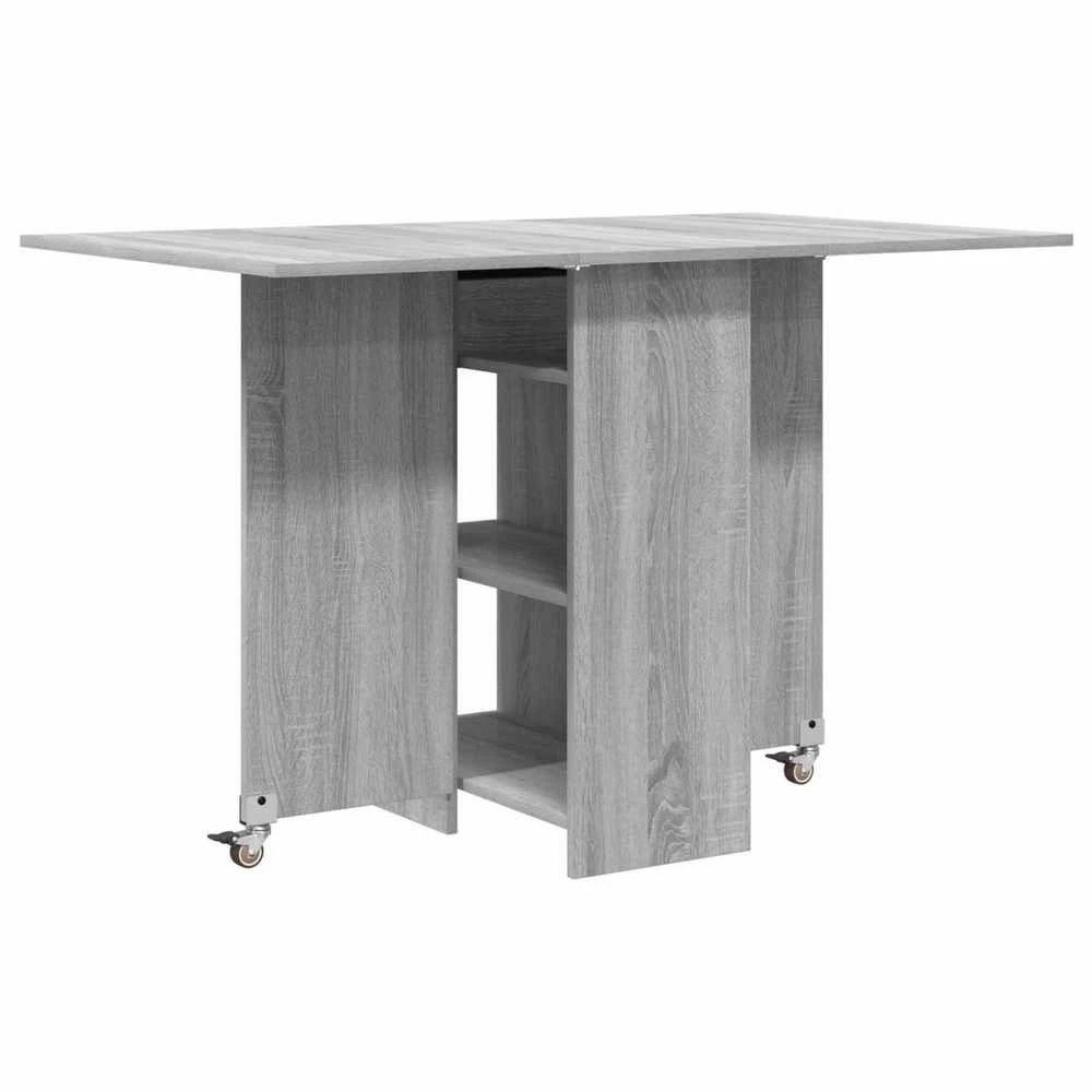 Valgomojo stalas 115 x 70 x 75 cm Apdirbta mediena Pilka Sonoma