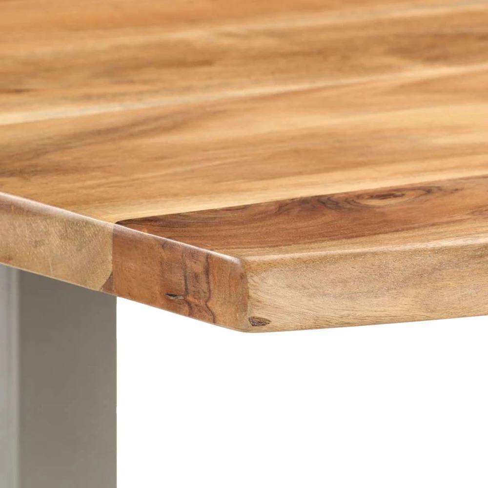 Valgomojo stalas, 118x58x76cm, akacijos medienos masyvas