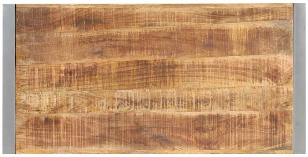 Valgomojo stalas, 120x60x75cm, neapdorota mango mediena