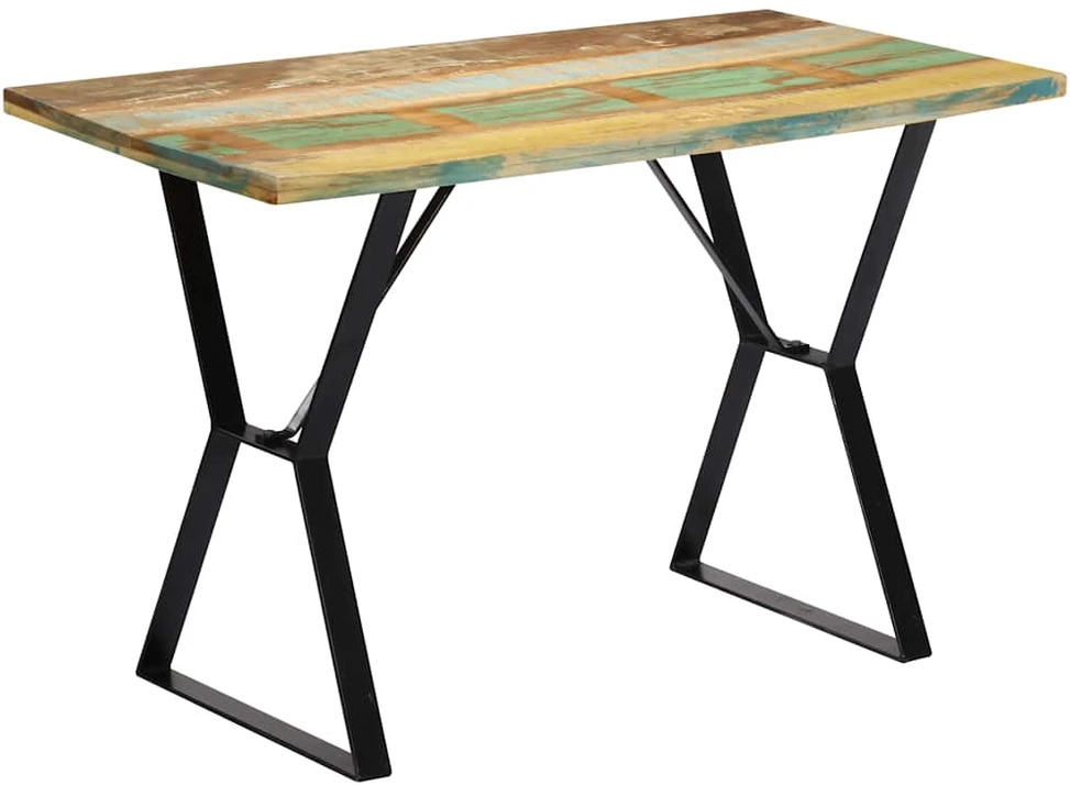 Valgomojo stalas, 120x60x76 cm, perdirbtos medienos masyvas