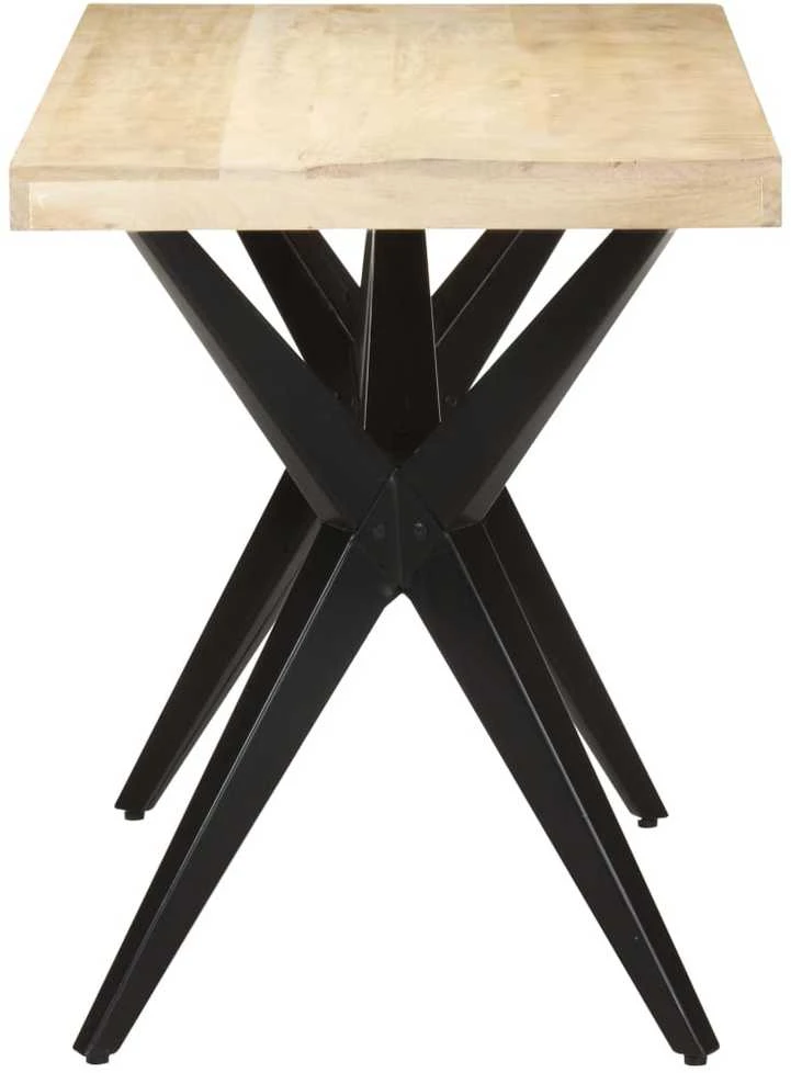 Valgomojo stalas, 120x60x76cm, mango medienos masyvas