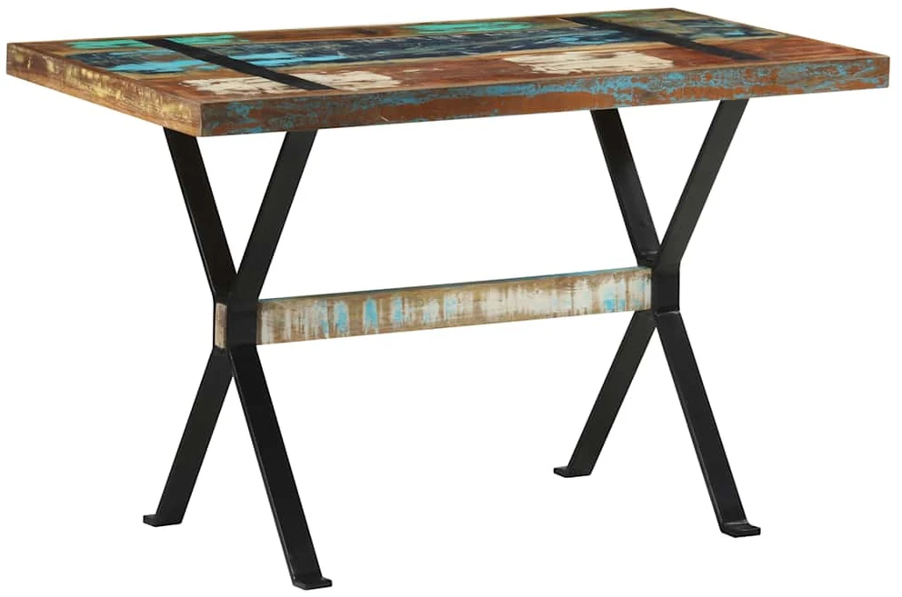 Valgomojo stalas, 120x60x76cm, perdirbtos medienos masyvas