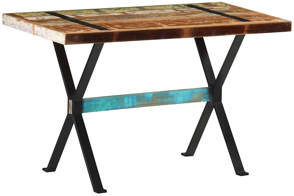 Valgomojo stalas, 120x60x76cm, perdirbtos medienos masyvas