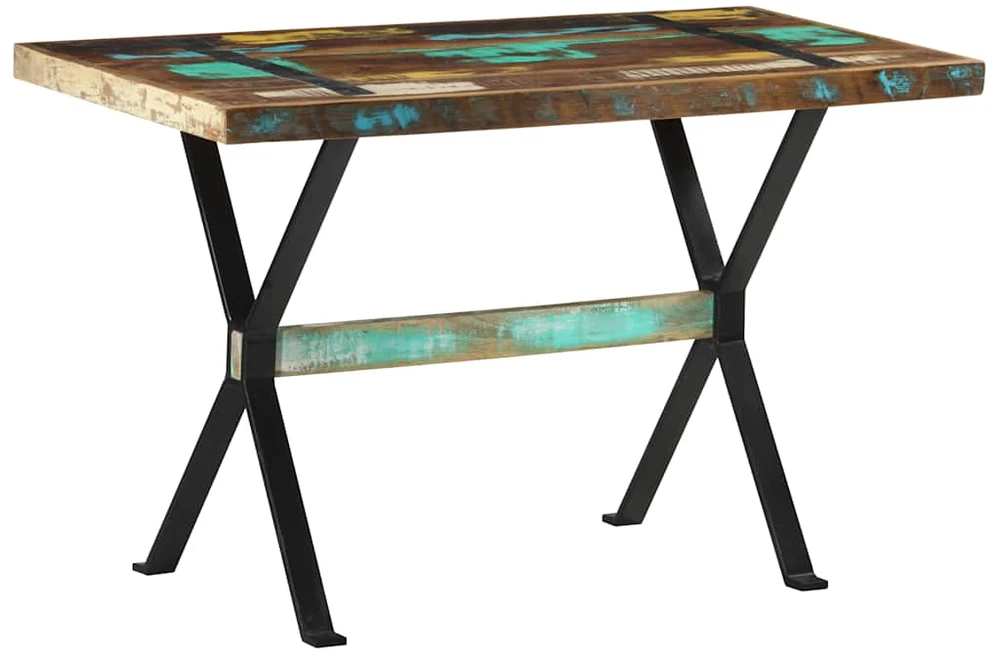 Valgomojo stalas, 120x60x76cm, perdirbtos medienos masyvas