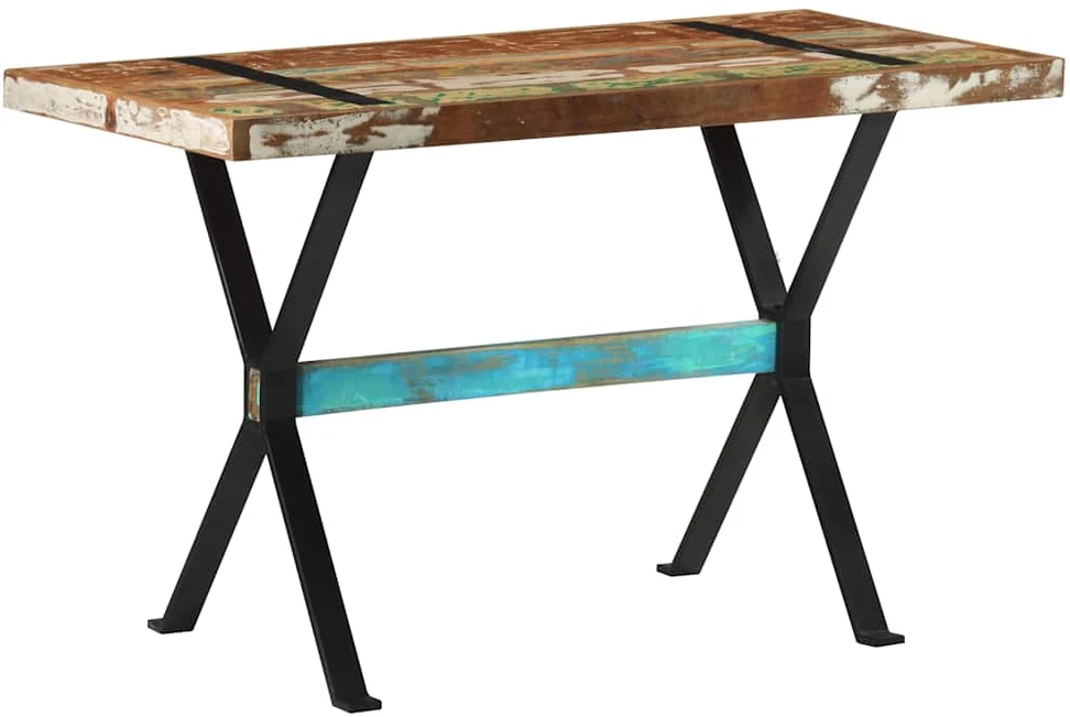 Valgomojo stalas, 120x60x76cm, perdirbtos medienos masyvas
