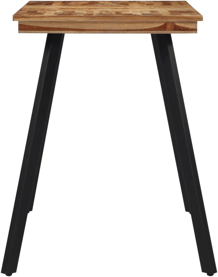 Valgomojo stalas, 120x62x76cm, tikmedžio medienos masyvas