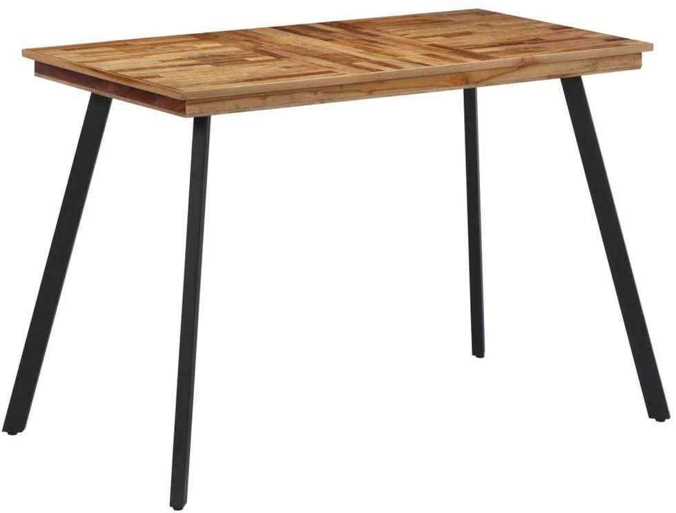 Valgomojo stalas, 120x62x76cm, tikmedžio medienos masyvas
