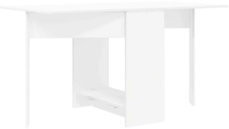 Valgomojo stalas 138 x 70 x 73,5 cm Apdirbta mediena Balta