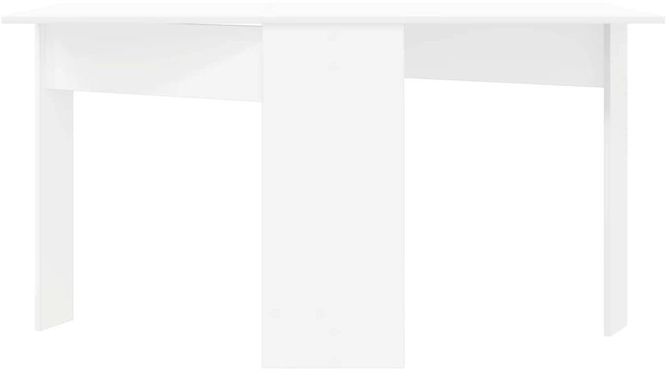 Valgomojo stalas 138 x 70 x 73,5 cm Apdirbta mediena Balta