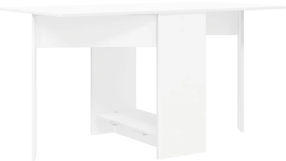 Valgomojo stalas 138 x 70 x 73,5 cm Apdirbta mediena Balta