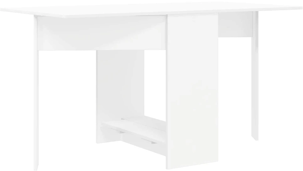 Valgomojo stalas 138 x 70 x 73,5 cm Apdirbta mediena Balta