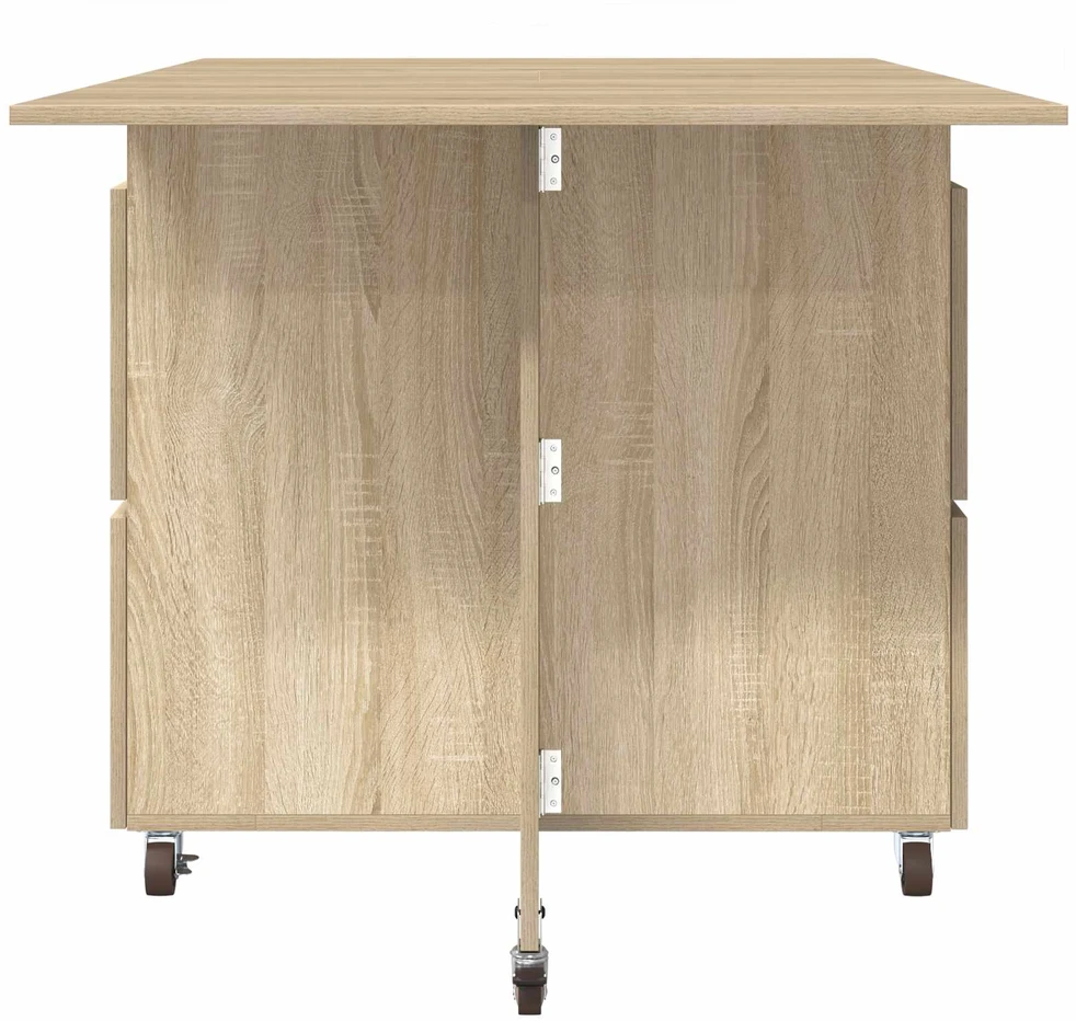 Valgomojo stalas 140 x 80 x 77 cm Apdirbta mediena Stačiakampio