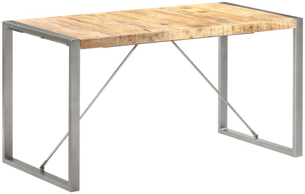 Valgomojo stalas, 140x70x75cm, mango medienos masyvas