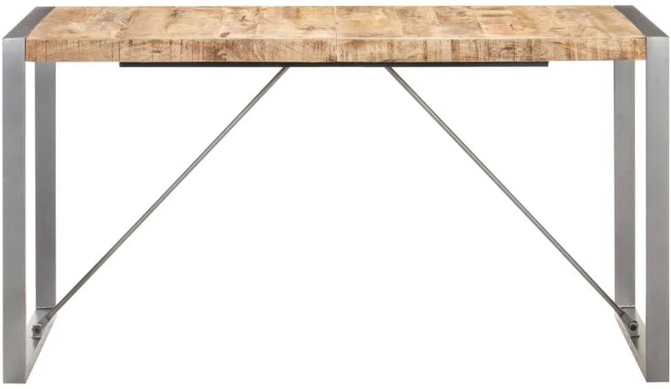 Valgomojo stalas, 140x70x75cm, mango medienos masyvas