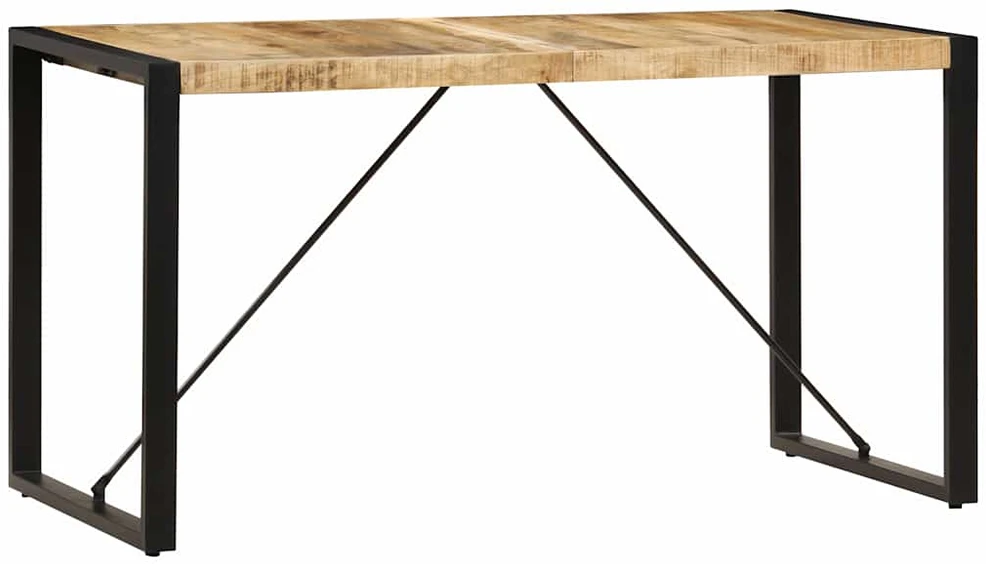Valgomojo stalas, 140x70x75cm, mango medienos masyvas