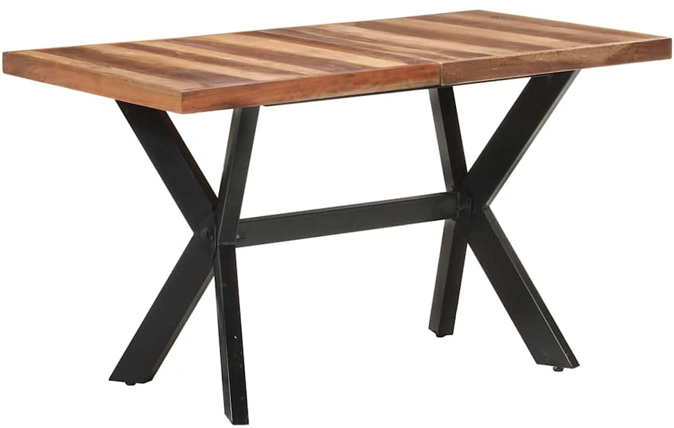 Valgomojo stalas, 140x70x75cm, mediena su medaus apdaila