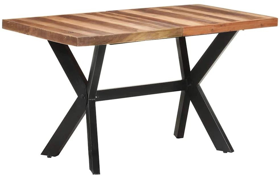 Valgomojo stalas, 140x70x75cm, mediena su medaus apdaila