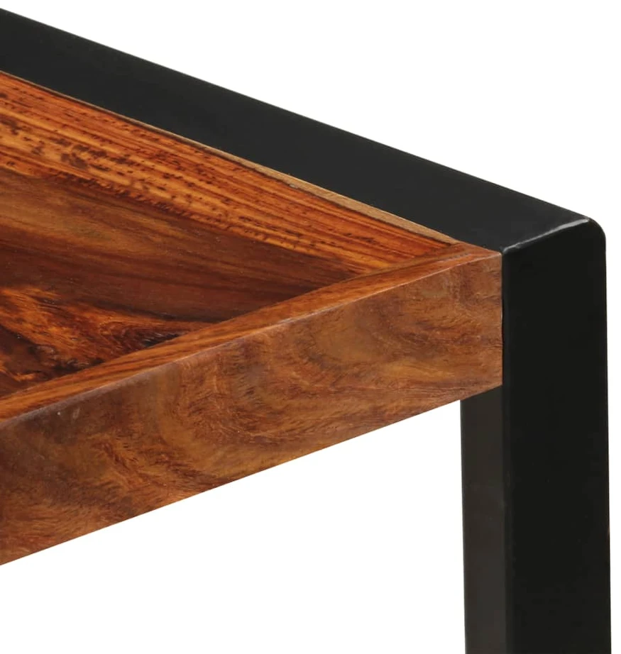 Valgomojo stalas, 140x70x75cm, rausv. dalb. medienos masyvas