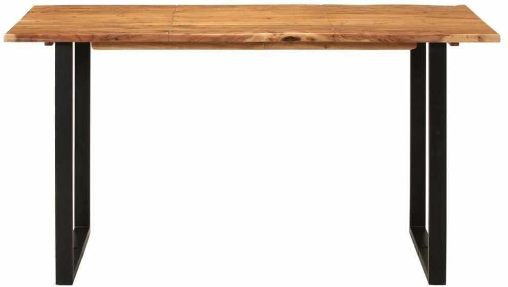 Valgomojo stalas, 140x70x76cm, akacijos medienos masyvas