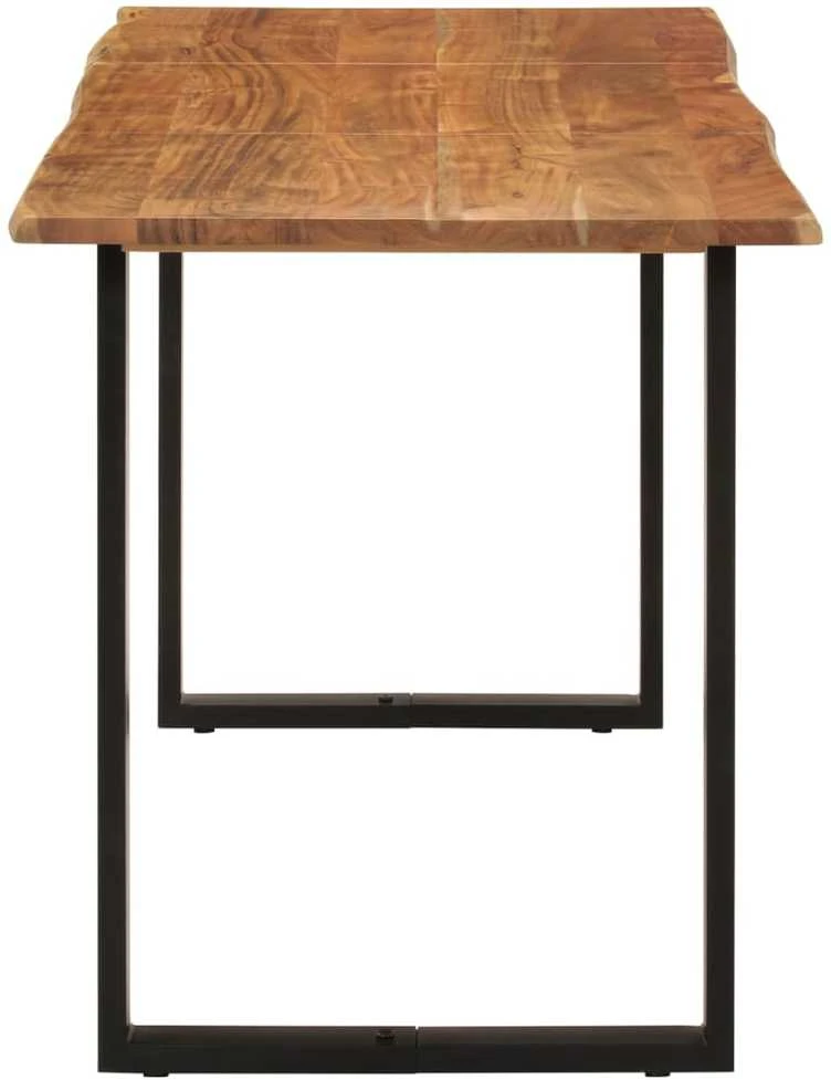 Valgomojo stalas, 140x70x76cm, akacijos medienos masyvas