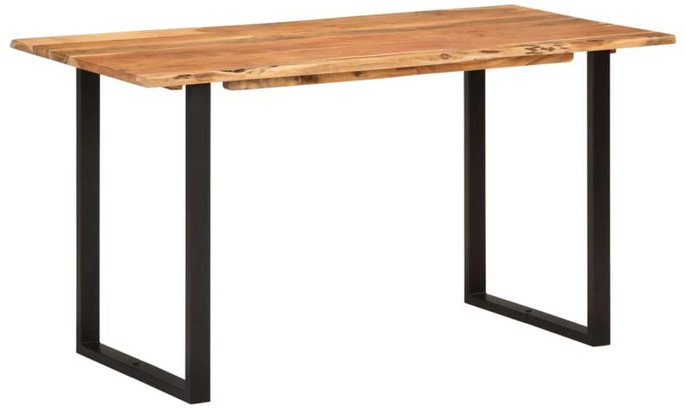Valgomojo stalas, 140x70x76cm, akacijos medienos masyvas