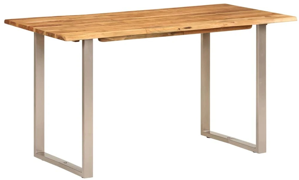 Valgomojo stalas, 140x70x76cm, akacijos medienos masyvas