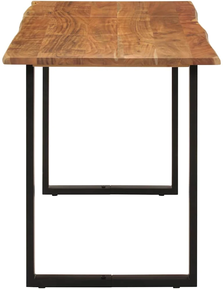 Valgomojo stalas, 140x70x76cm, akacijos medienos masyvas