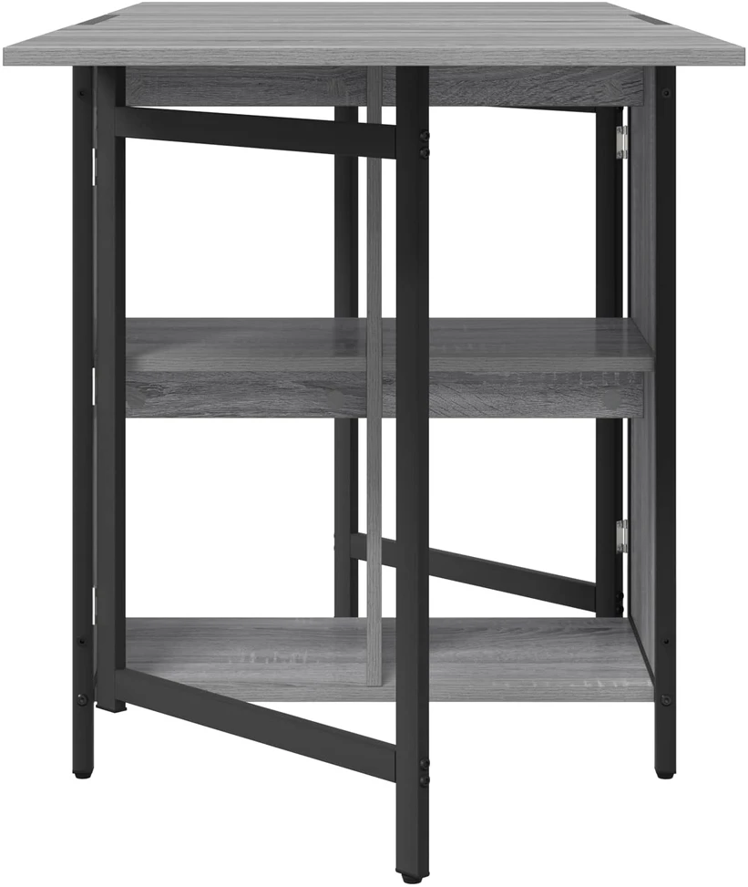 Valgomojo stalas 144 x 60 x 75 cm Apdirbta mediena Pilka Sonoma