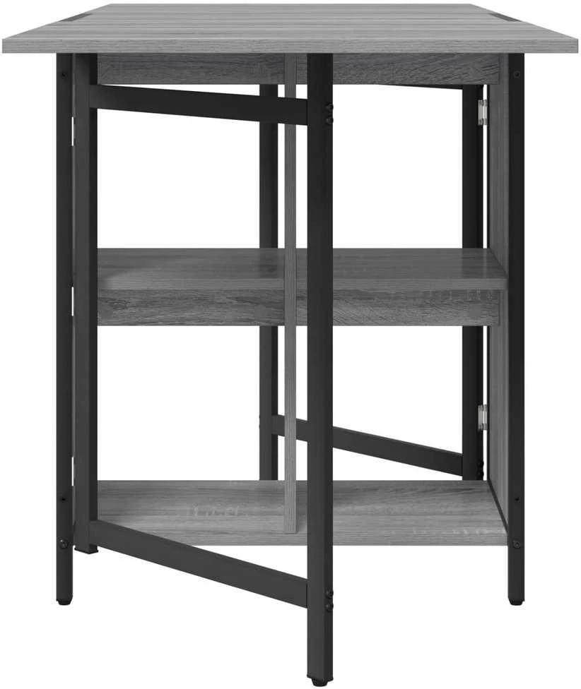 Valgomojo stalas 144 x 60 x 75 cm Apdirbta mediena Pilka Sonoma
