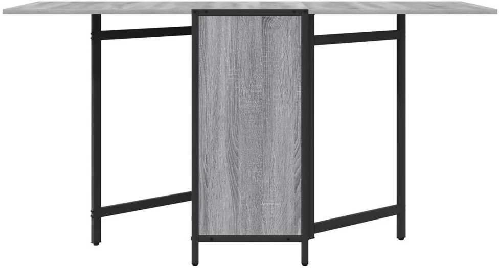 Valgomojo stalas 144 x 60 x 75 cm Apdirbta mediena Pilka Sonoma