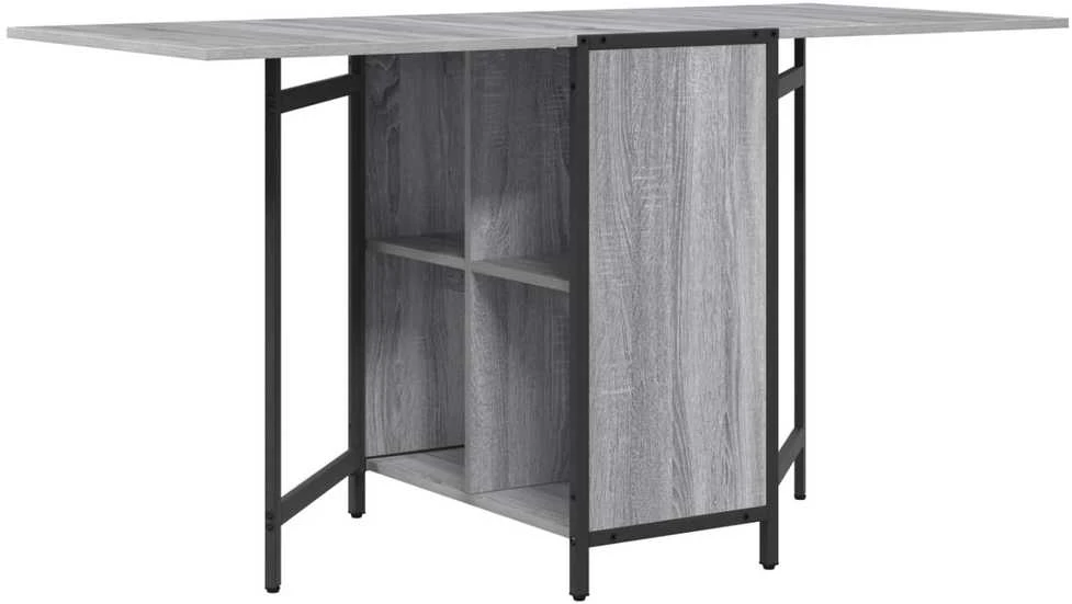 Valgomojo stalas 144 x 60 x 75 cm Apdirbta mediena Pilka Sonoma