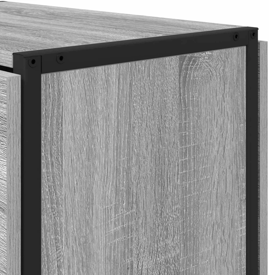 Valgomojo stalas 144 x 60 x 75 cm Apdirbta mediena Pilka Sonoma