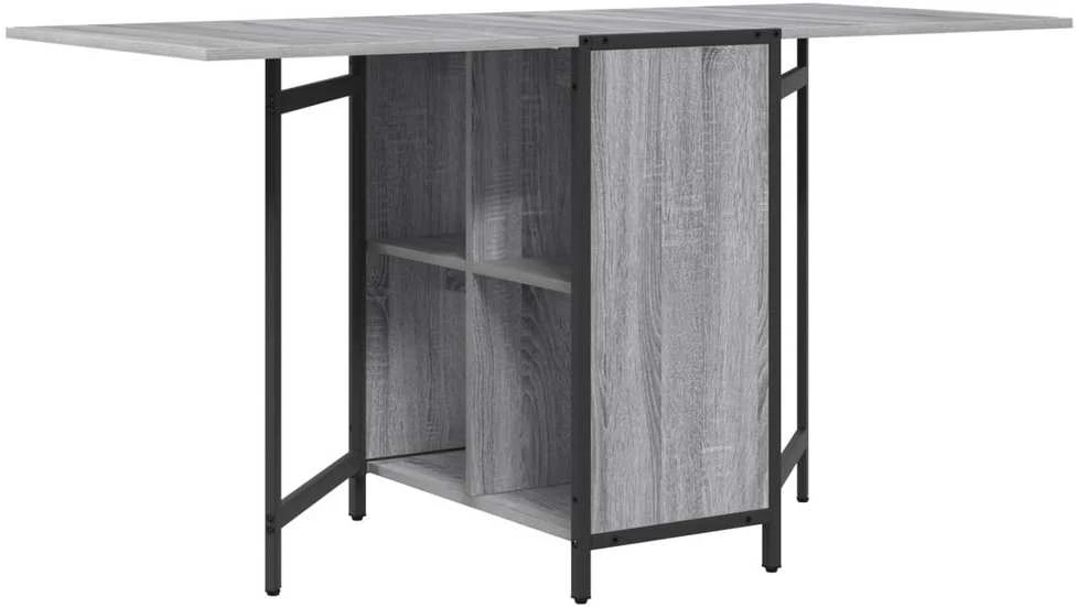 Valgomojo stalas 144 x 60 x 75 cm Apdirbta mediena Pilka Sonoma