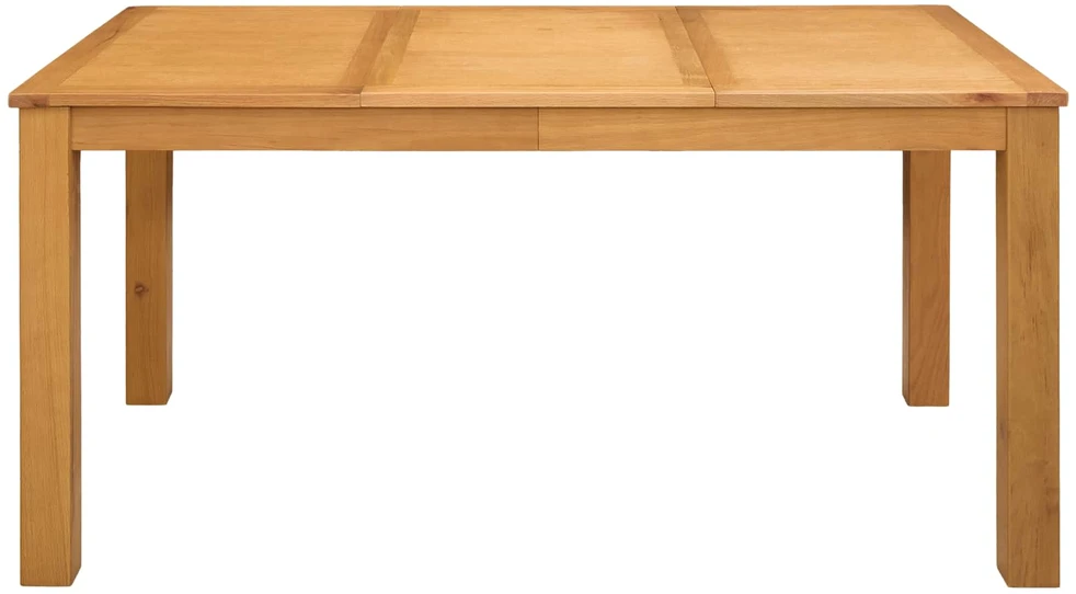Valgomojo stalas 150 x 85 x 75 cm Kietas ąžuolo medis Natūrali